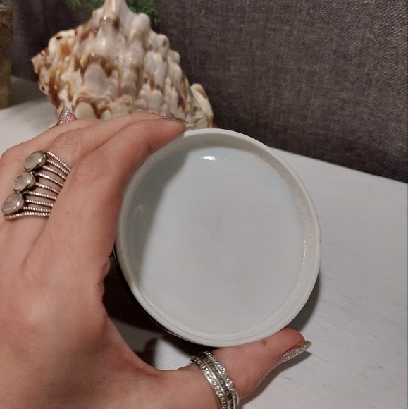 Vintage Takahashi Blue Forest Trinket Box - Picture 4 of 6